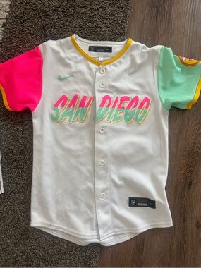 Nike Kids SD Padres City Jersey Tatis with tatis embroidered signature 23